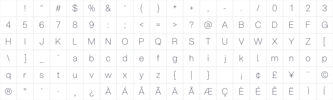 The first characters in Aspekta