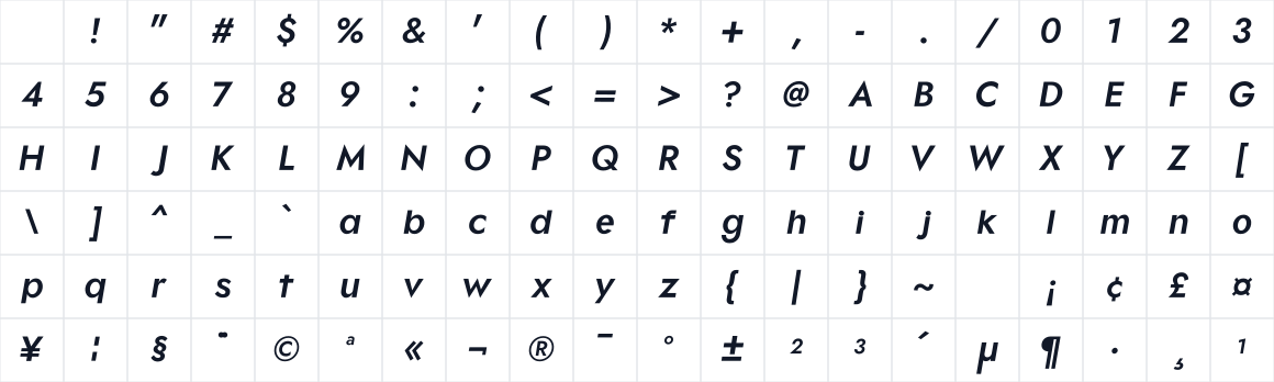 The first characters in AWhite Headline