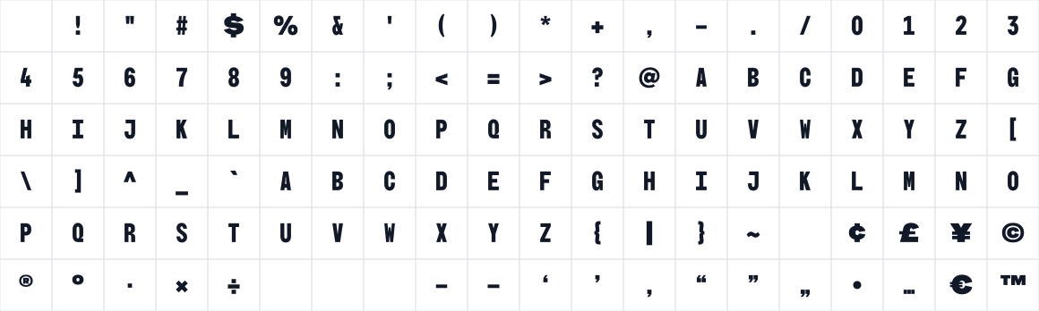 The first characters in BBH Sans Bogle