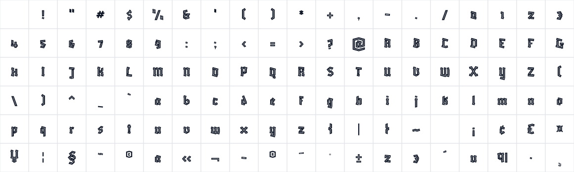 The first characters in Blaka Hollow