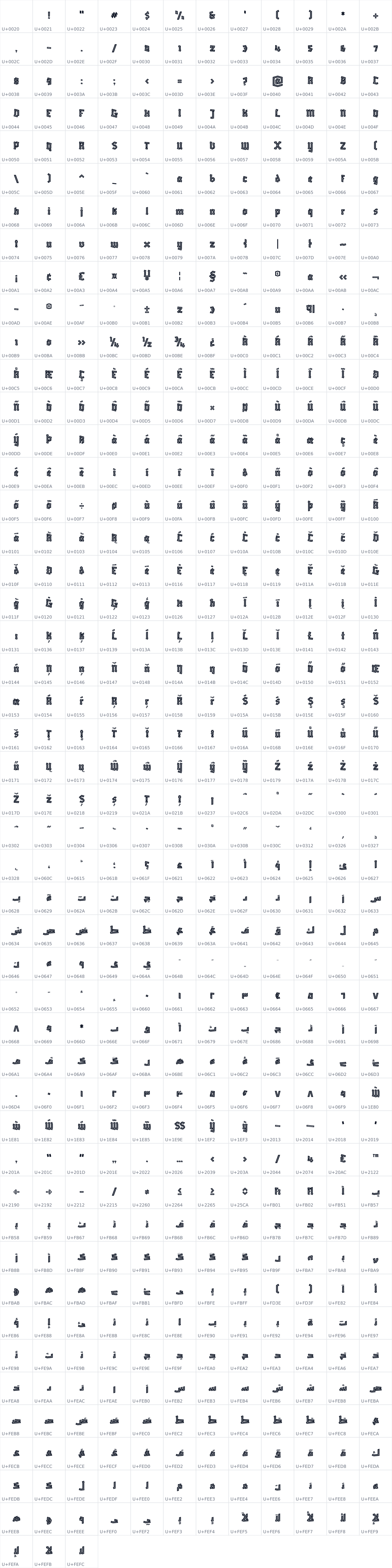 All 567 characters in Blaka Hollow