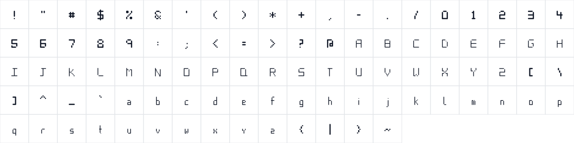 The first characters in Blocked