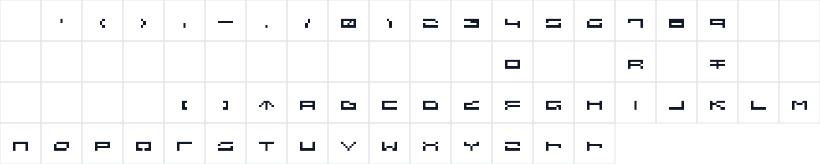 The first characters in Broadcast