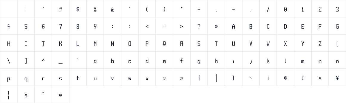 The first characters in CartographerDarken