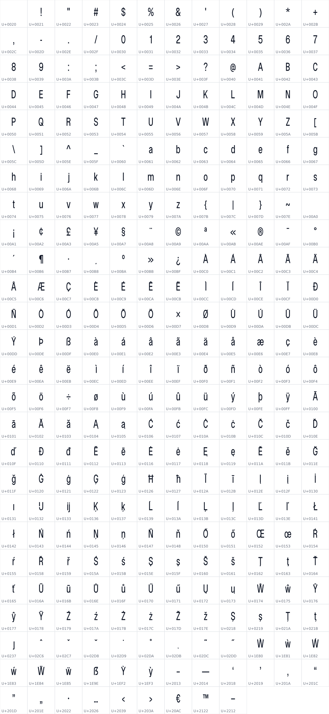 All 309 characters in Cossette Titre
