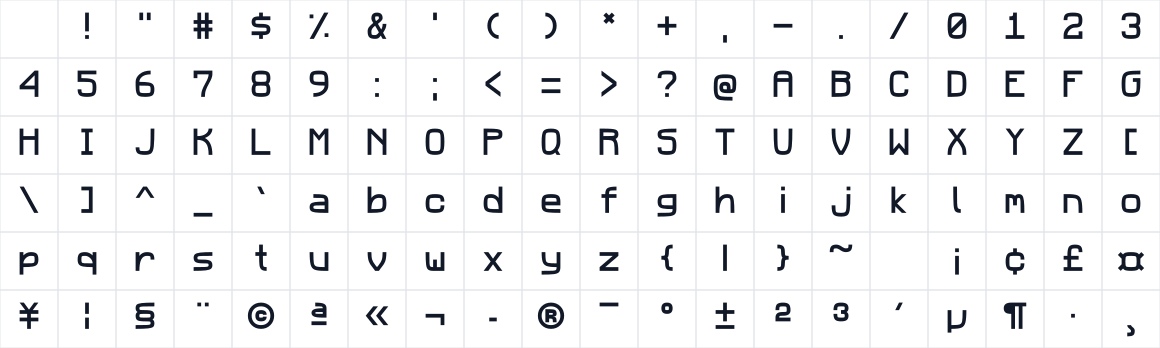 The first characters in CraftyPE