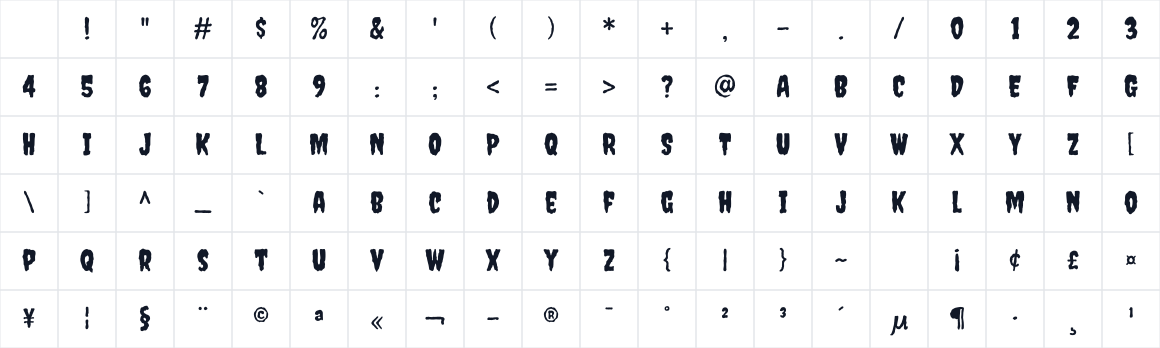 The first characters in Creepster Caps