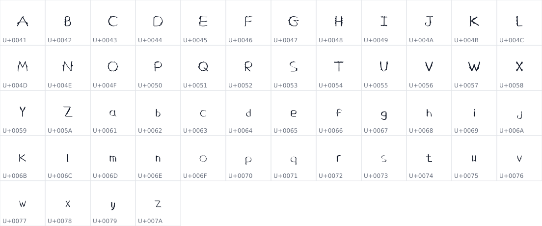All 52 characters in Creepy