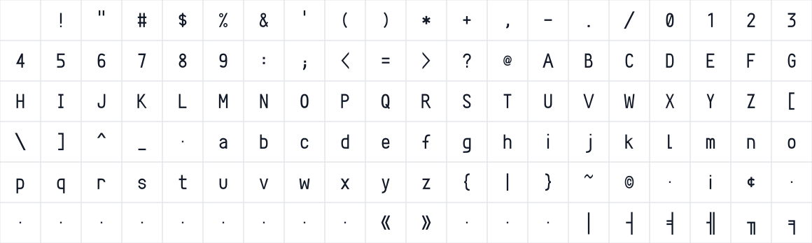 The first characters in Crystal