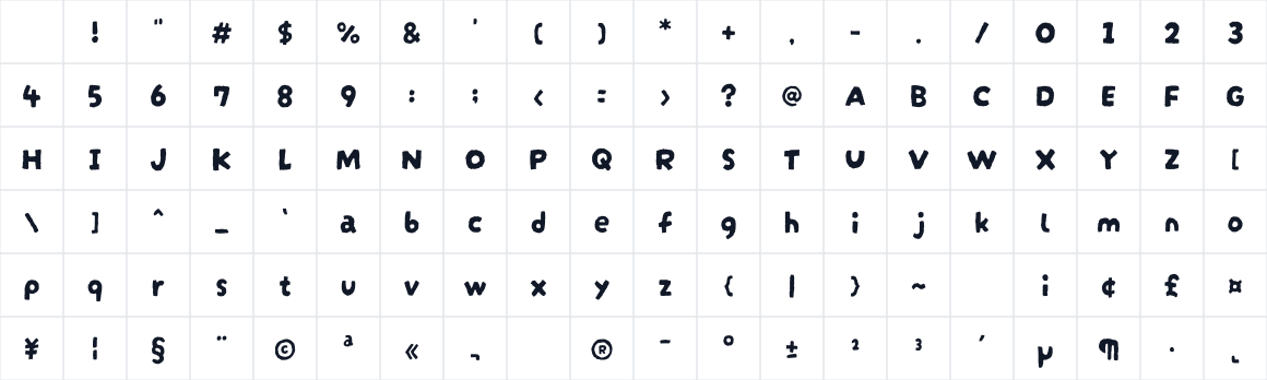 The first characters in Darumadrop One