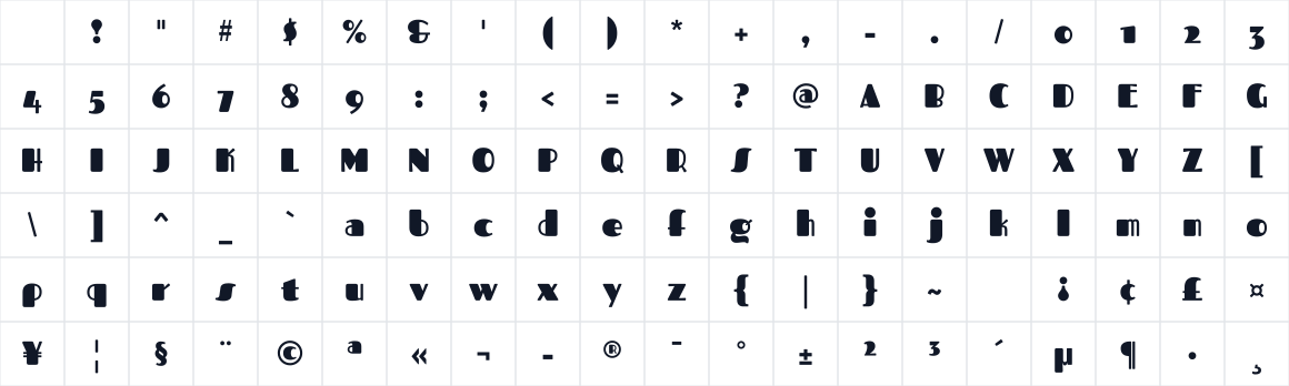 The first characters in Fascinate