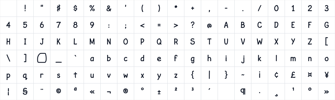 The first characters in Finale Copyist Text Ext