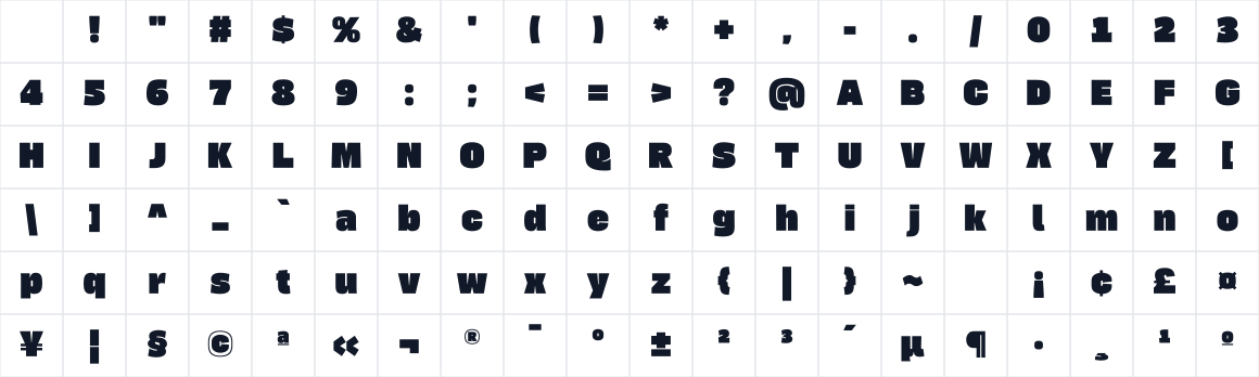 The first characters in Gasoek One