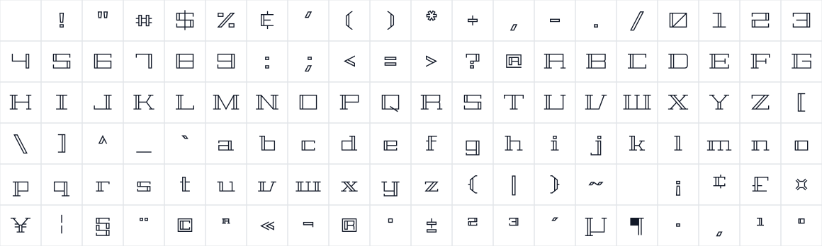 The first characters in Geostar