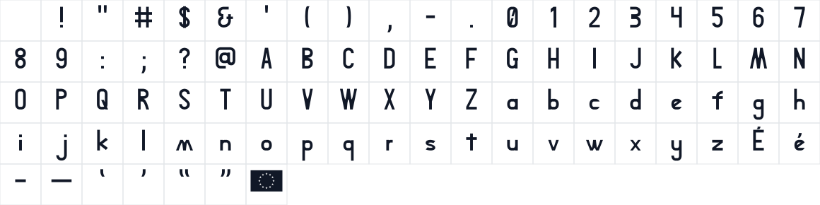 The first characters in HardyLS