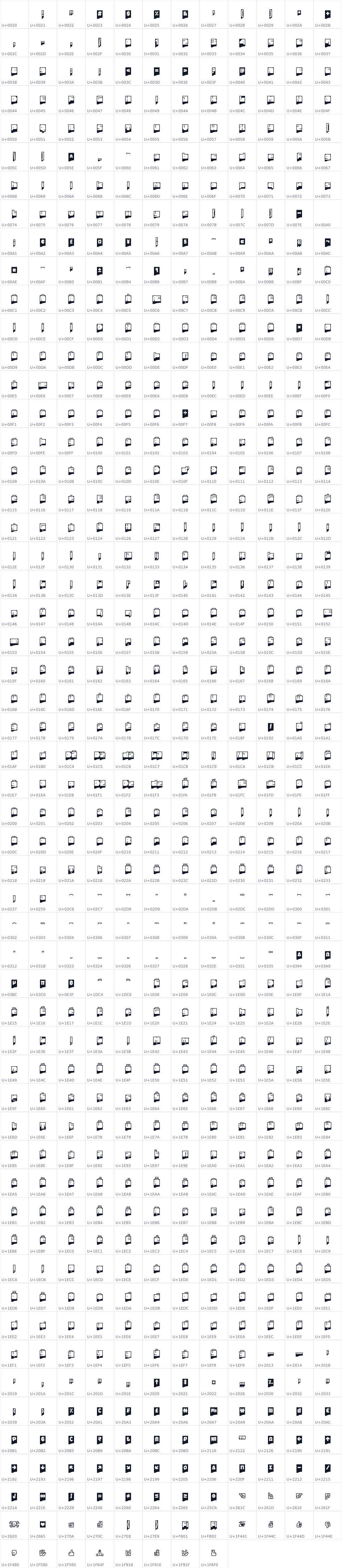 All 656 characters in Honk Shadow