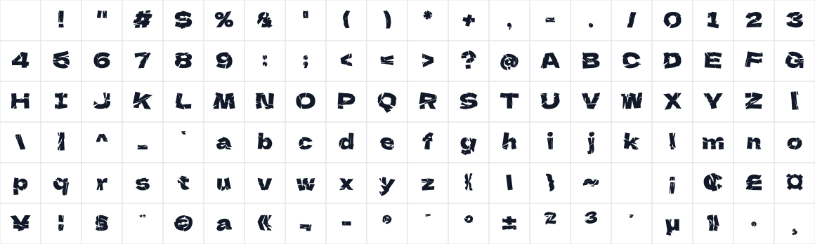 The first characters in Howl Shattered Display