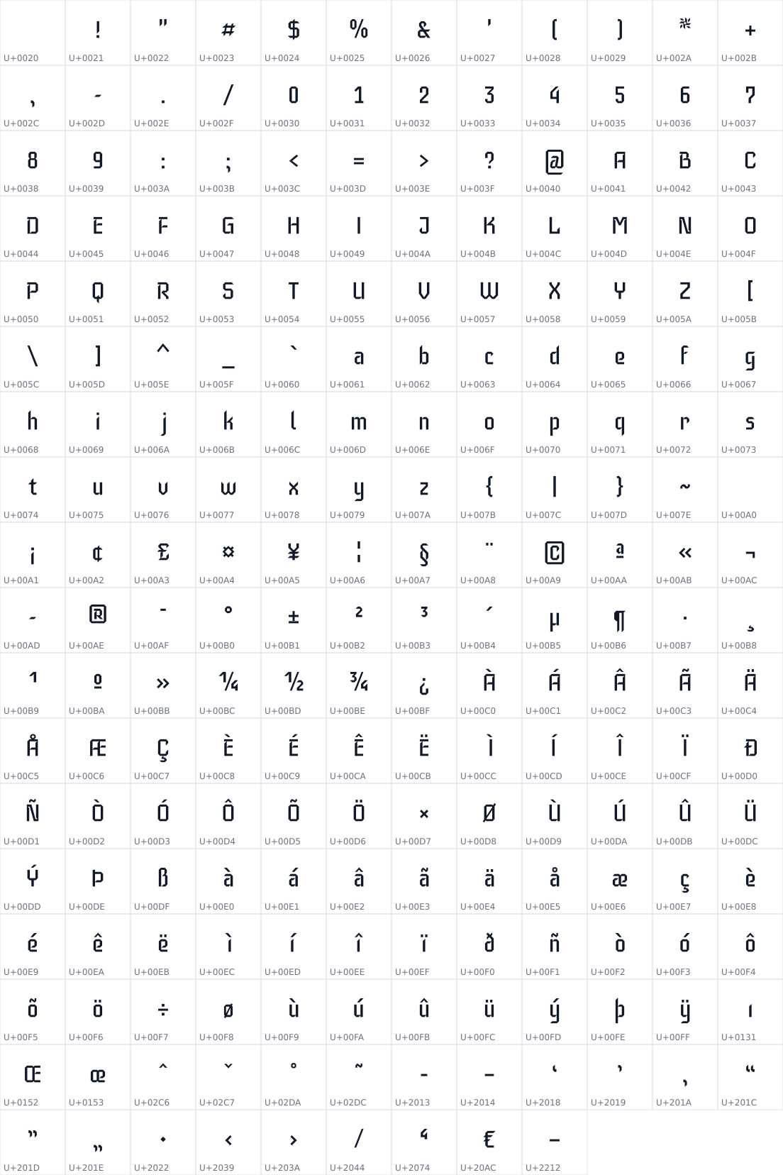 All 213 characters in Iceberg