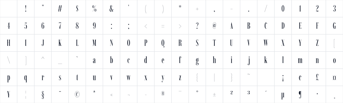 The first characters in Imbue 100pt