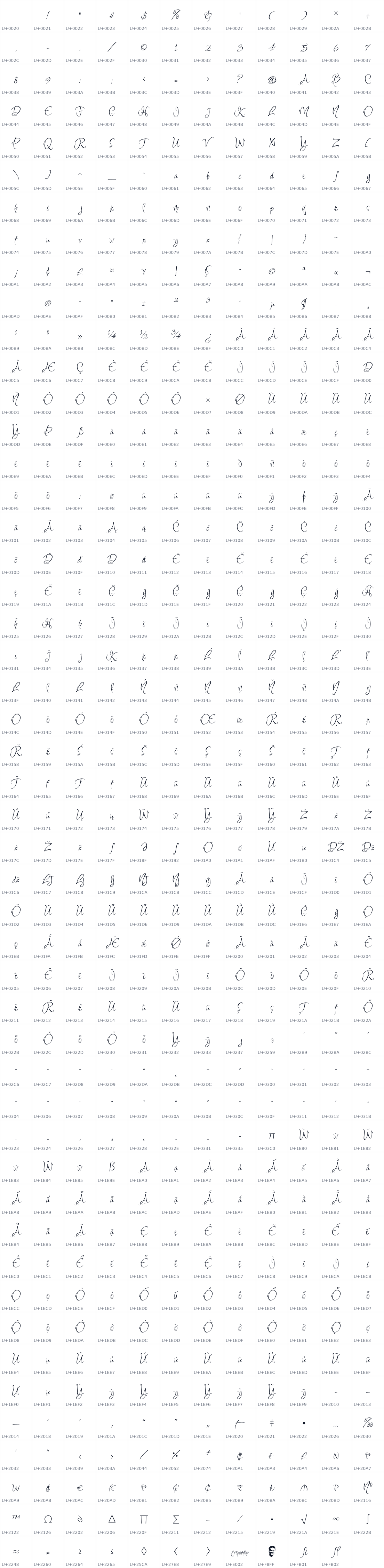 All 587 characters in Inspiration