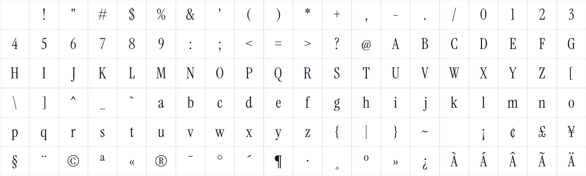 The first characters in Instrument Serif
