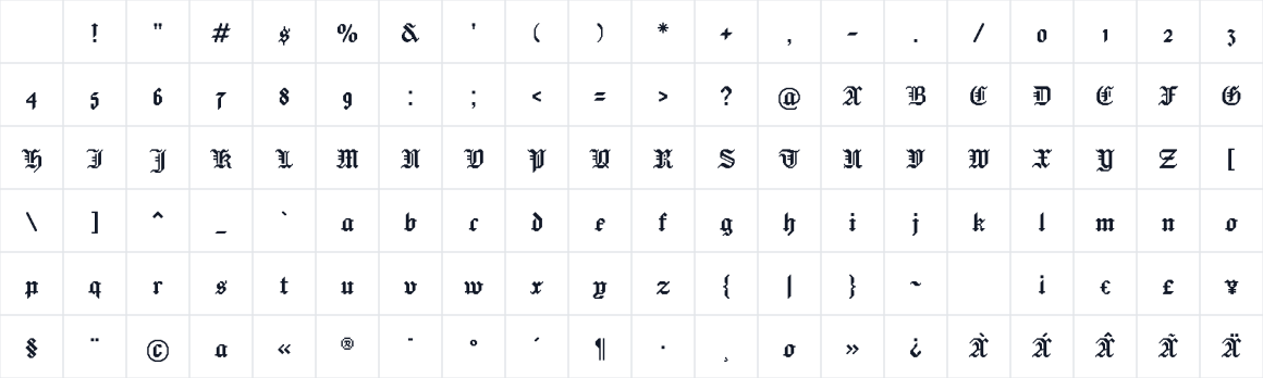 The first characters in Jacquard 24