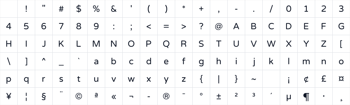 The first characters in jf-openhuninn-1.1