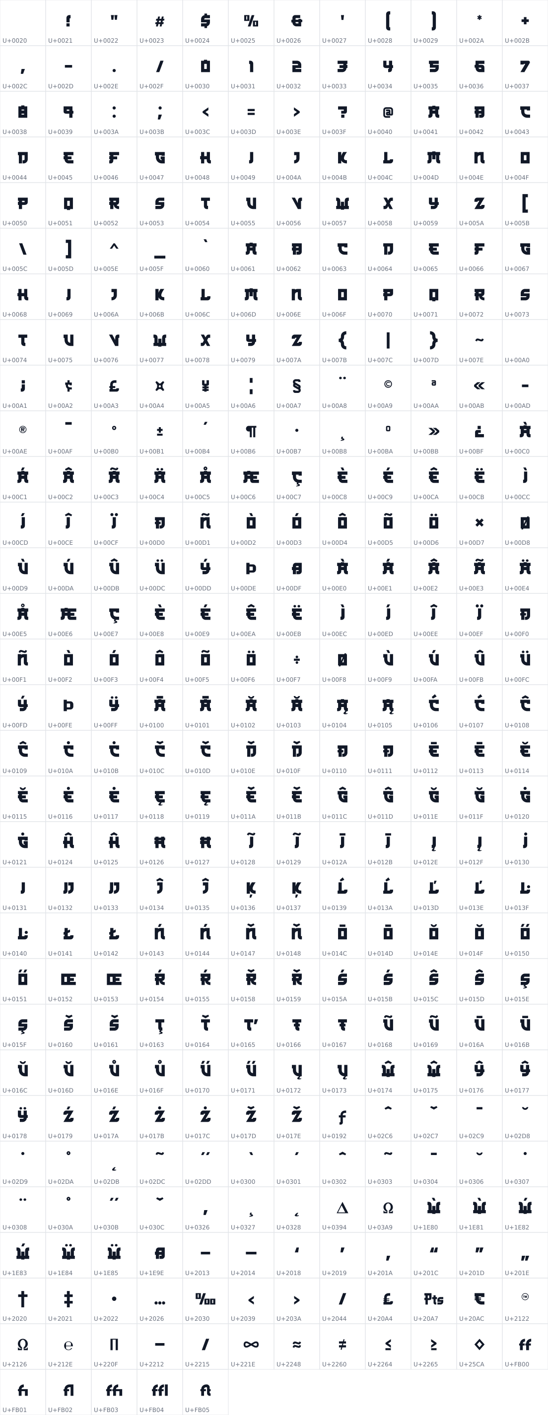 All 365 characters in Kamikaze