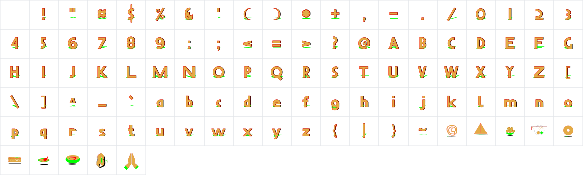 The first characters in Khaanaa