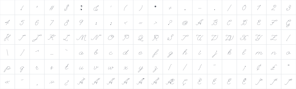 The first characters in League Script