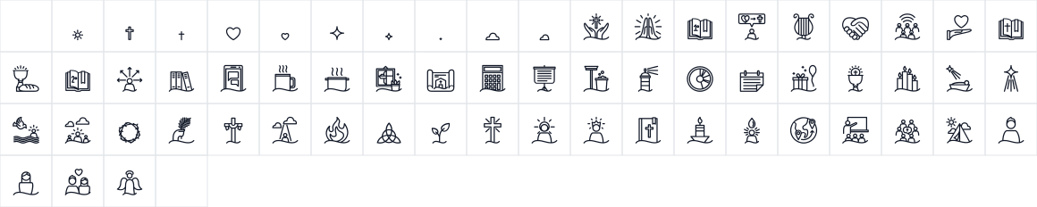 The first characters in Liturgica