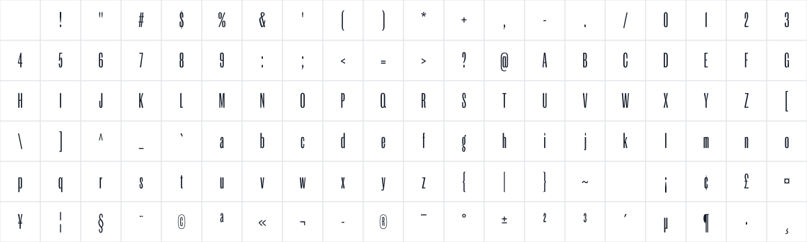 The first characters in MFEK Sans