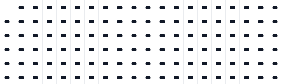 The first characters in MockFlowFont1
