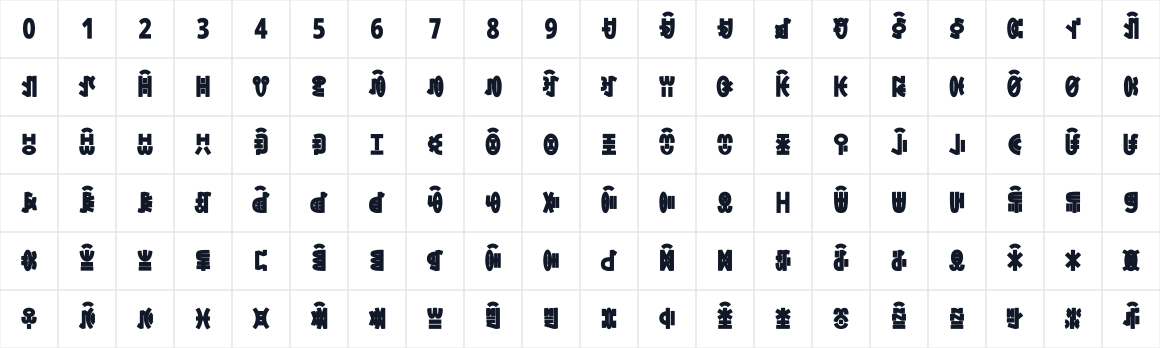 The first characters in NiepshaCursive-sans-beta