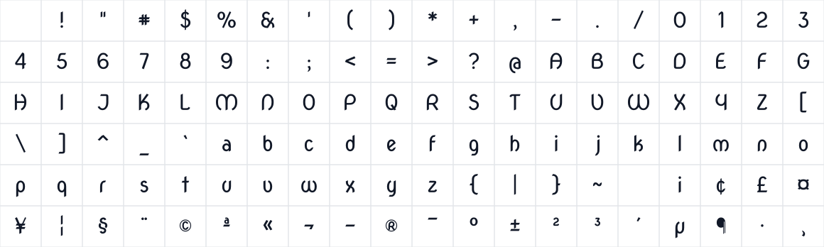 The first characters in Nova Oval