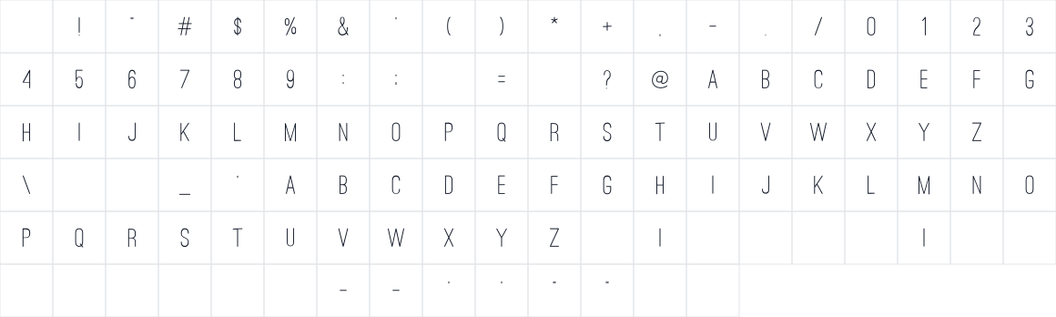 The first characters in Ostrich Sans Rounded