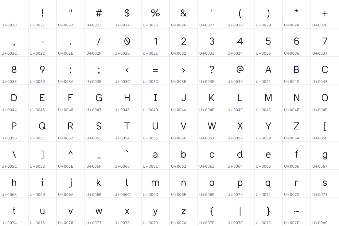 All 96 characters in pauschal