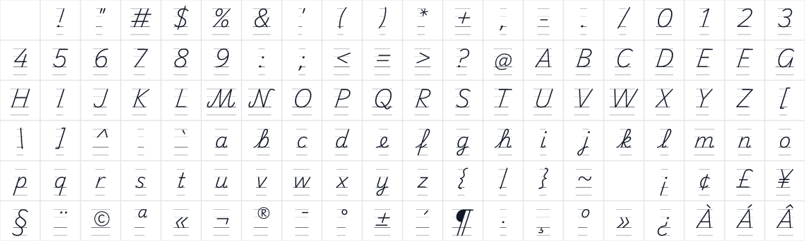 The first characters in Playwrite DK Loopet Guides