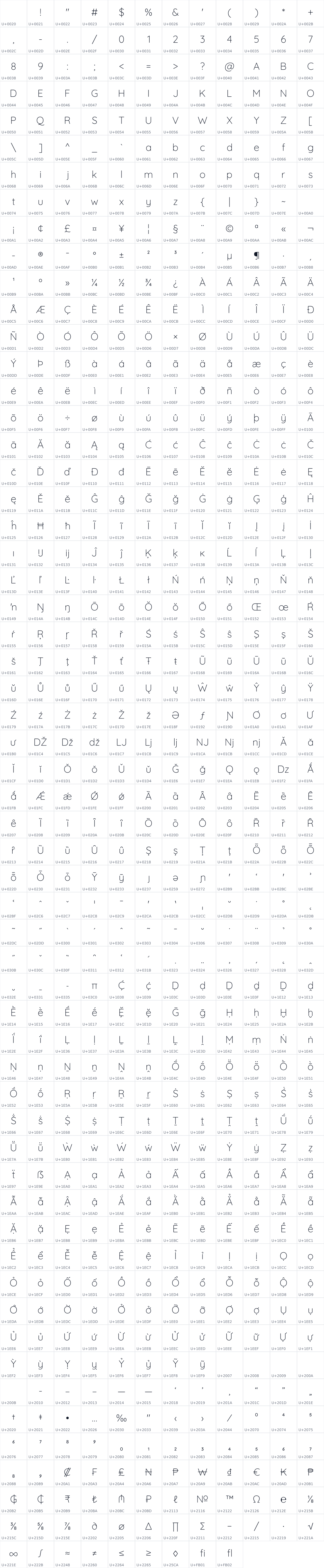 All 693 characters in Quicksand