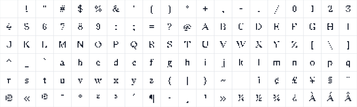 The first characters in Redaction 100