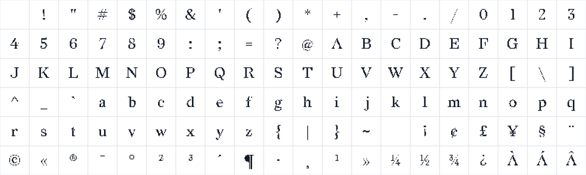 The first characters in Redaction 50