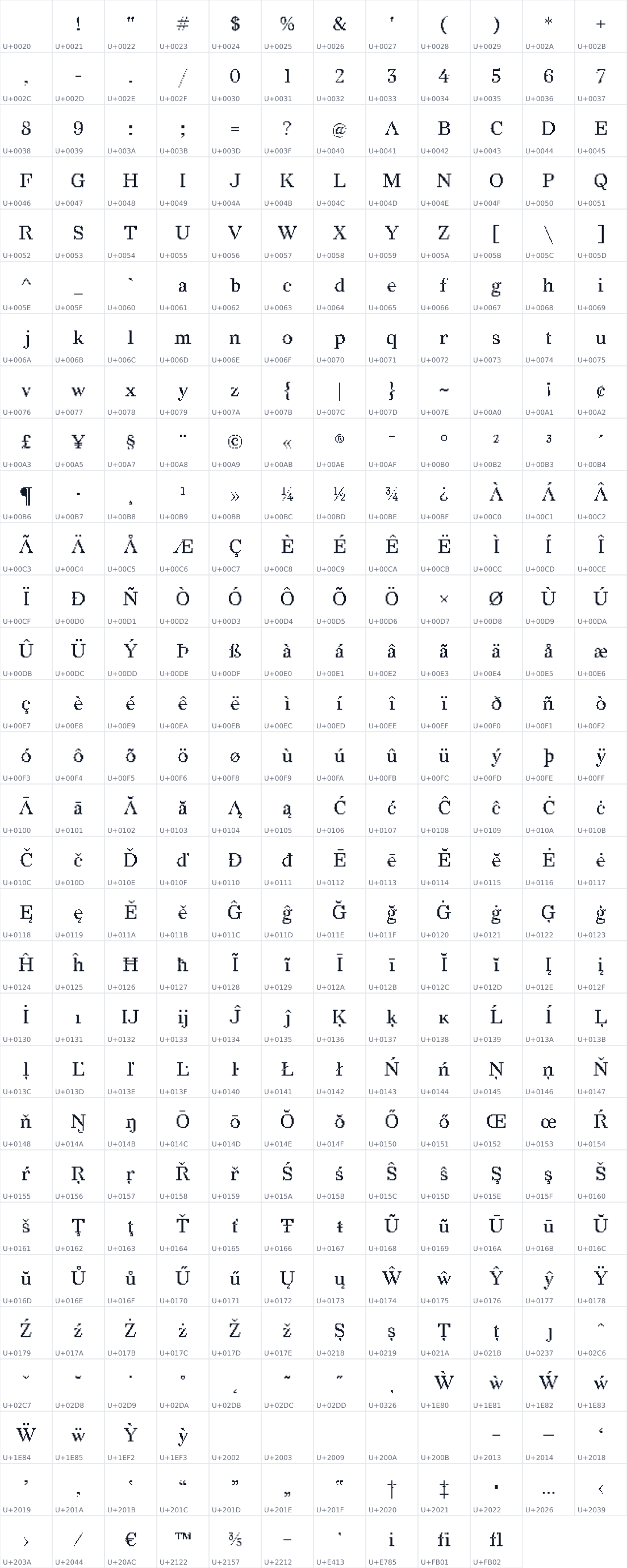 All 358 characters in Redaction 50