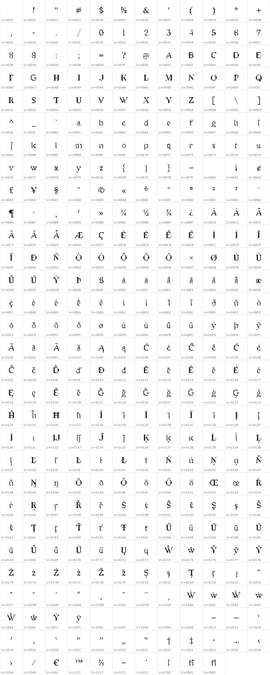 All 358 characters in Redaction 70