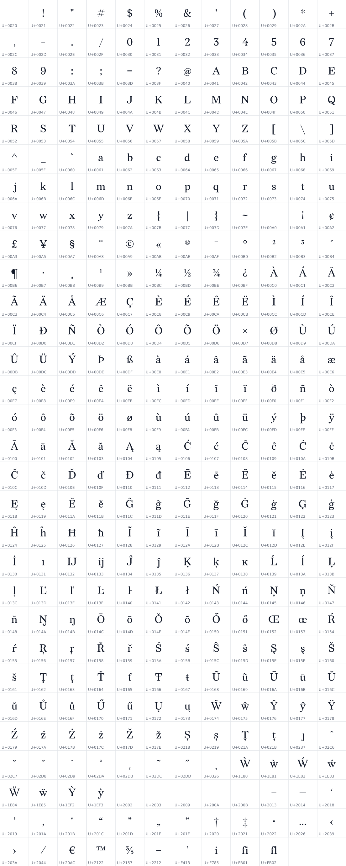 All 358 characters in Redaction