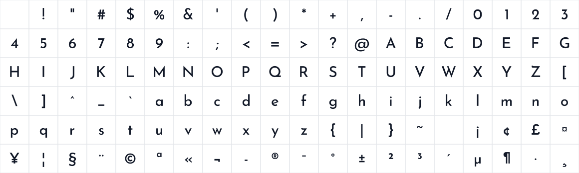 The first characters in Reem Kufi Ink