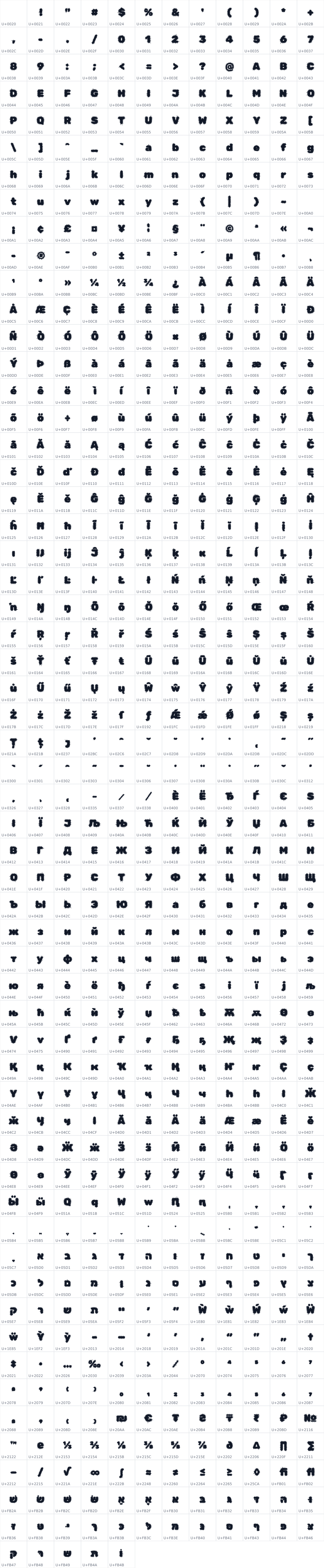 All 689 characters in Rubik Beastly
