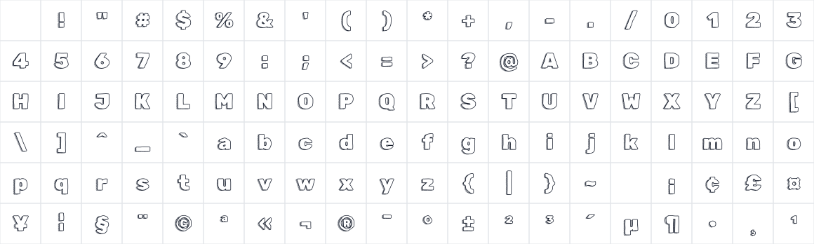 The first characters in Rubik Doodle Shadow
