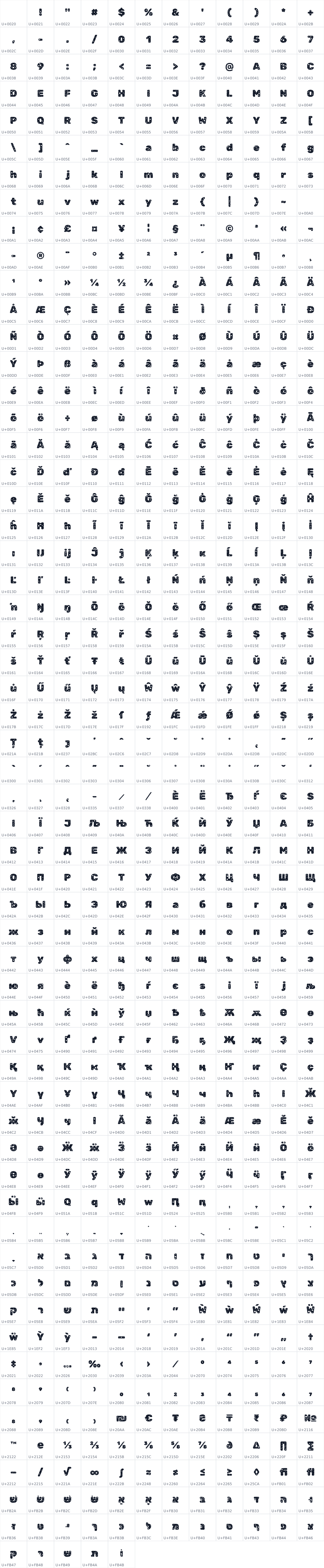 All 689 characters in Rubik Gemstones