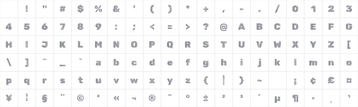 The first characters in Rubik Lines