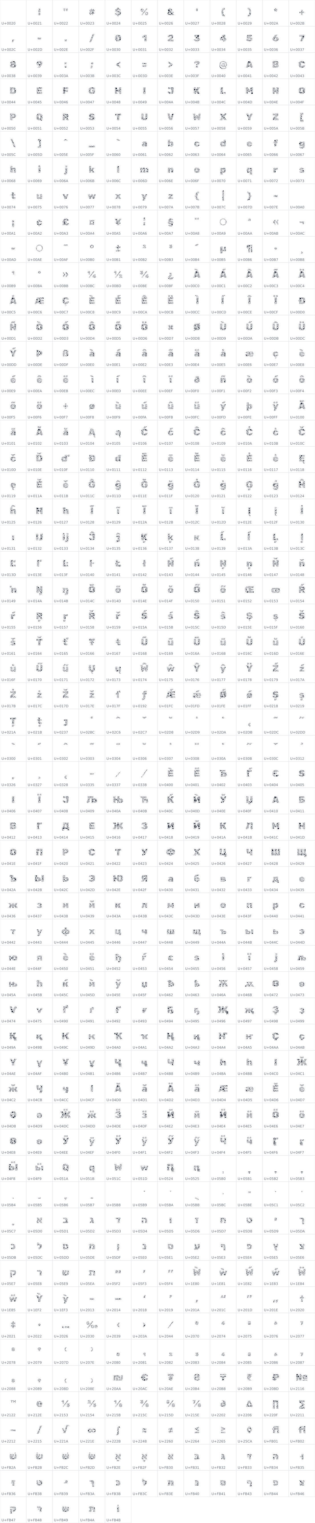 All 689 characters in Rubik Microbe
